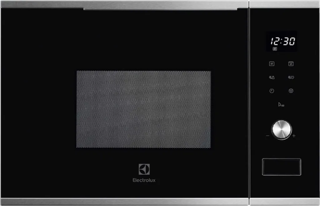 Electrolux KMSD203TMX Microwave with Integrated Grill, 20L, 800W, Black, Stainless Steel