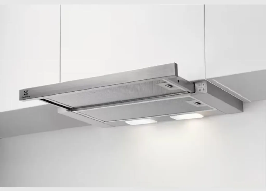 Electrolux LFP326S Semi-recessed (Pullout) Cooker Hood, Grey, 410 m³/h C
