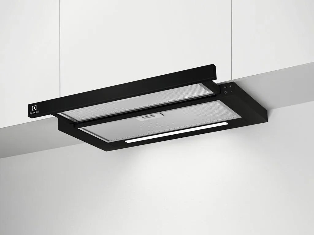 Electrolux LFP616K Cooker Hood Flat Screen Hood 60cm Black LED 3 Speeds