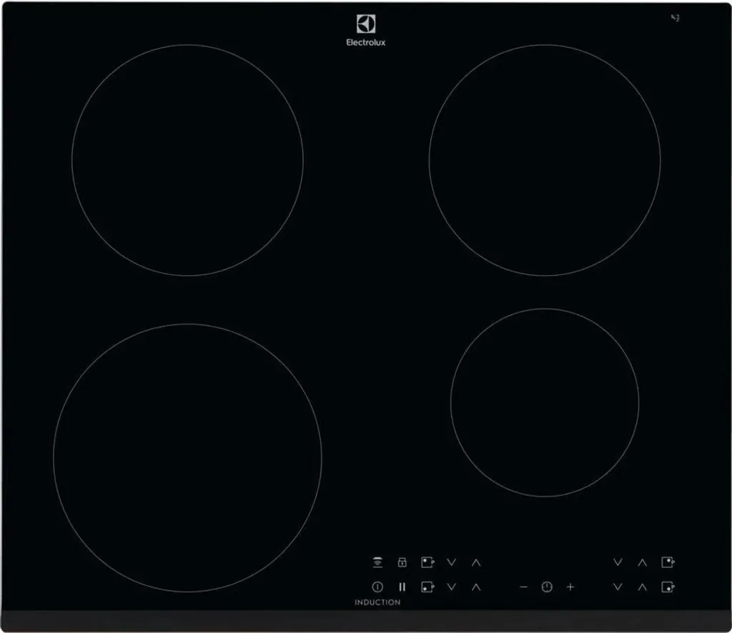 Electrolux LIR60430 - Black - Integrated - 60 cm - 4-zone induction hob - 4 zones
