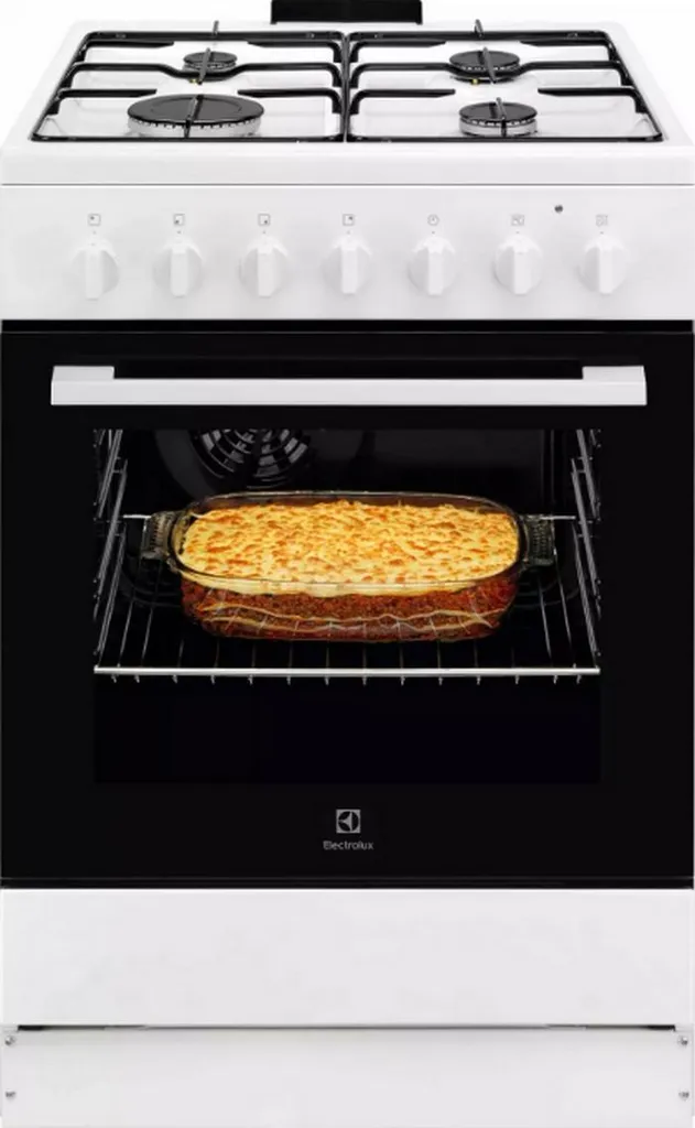 Electrolux LKK620010W Freestanding Cooker A Electric Gas Hob White