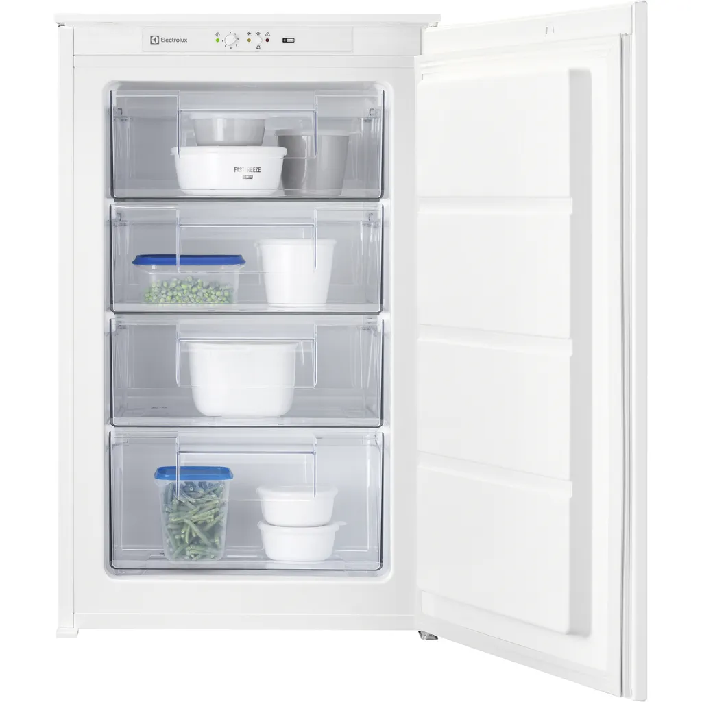 Electrolux LUB3AE88S Integrated Vertical Freezer 98 l E White