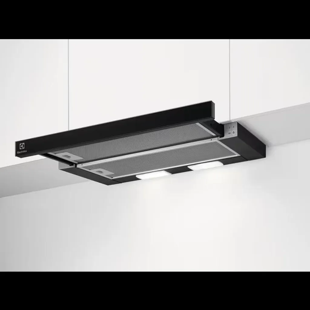 ELECTROLUX telescopic extractor hood, black, 60 cm