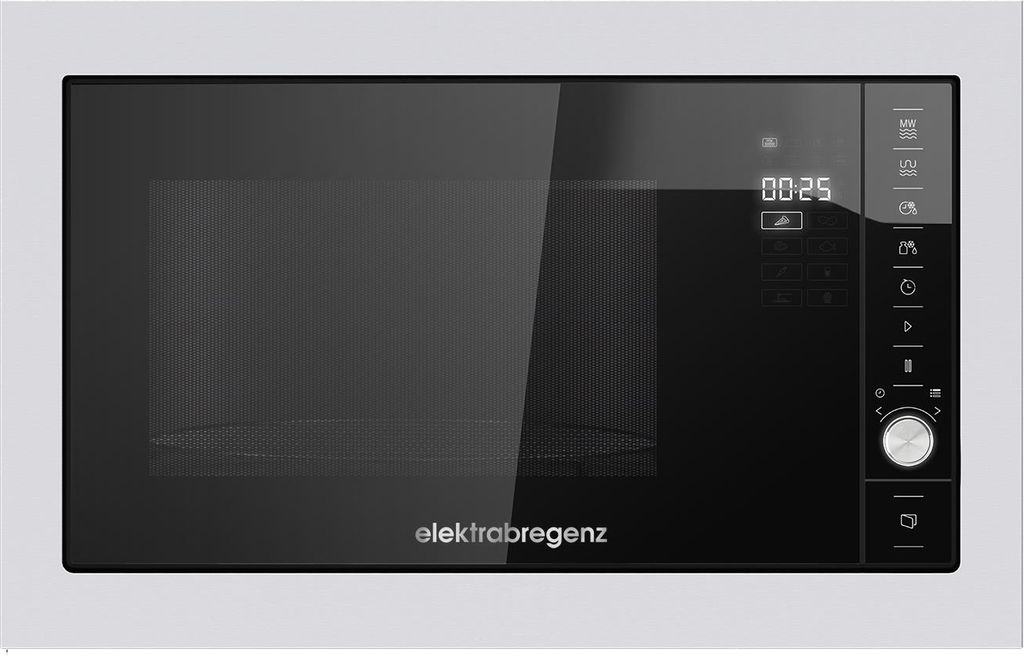 ELEKTRA BREGENZ Built-in Microwave with Grill 60cm 900W 5 pcs. 25L Display Stainless Steel MWG 6253 X