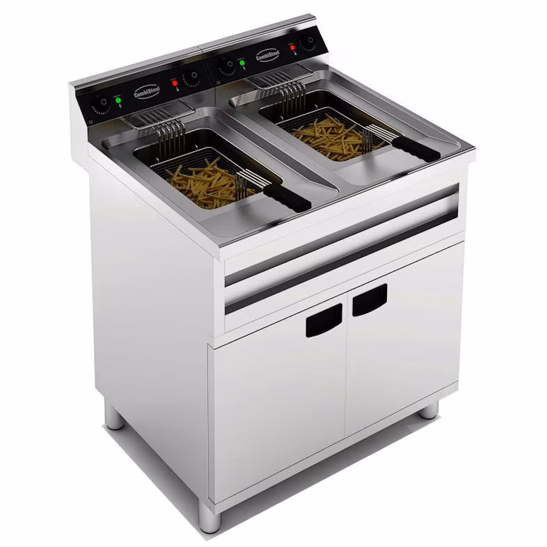 Electric fryer 2x12lt - 2x9kw - Combisteel