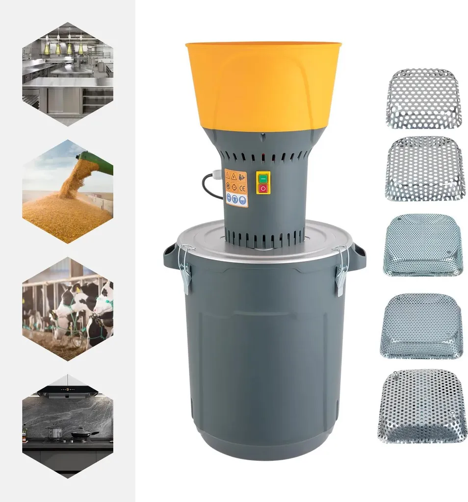 StarTech Electric grain mill/corn mill - corn/wheat mill - 1300 W - 5 sieves 2–8 mm - 50 L collection container - copper motor - light green