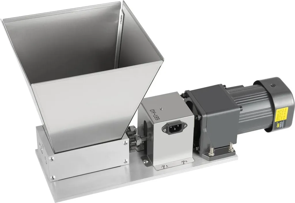 StarTech Electric Grain Mill - Food Mill - 4 L Capacity - 60 W Power - 20 kg/h - 75 rpm - For Wheat, Rice, Corn - Metal - Light Grey