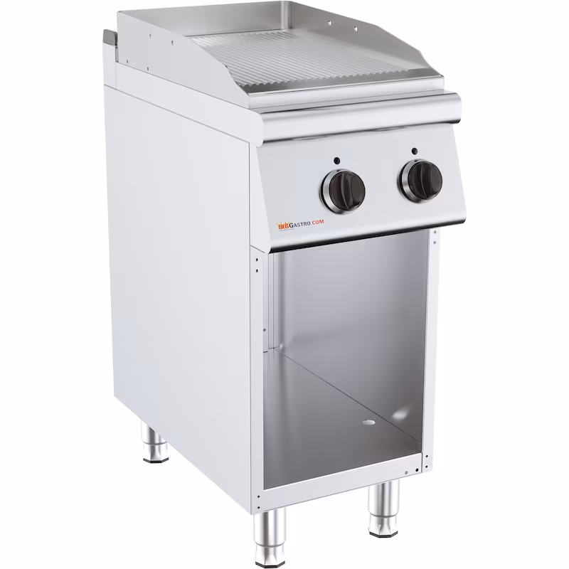 Electric grill plate, grilled, including base - 3.6 kW