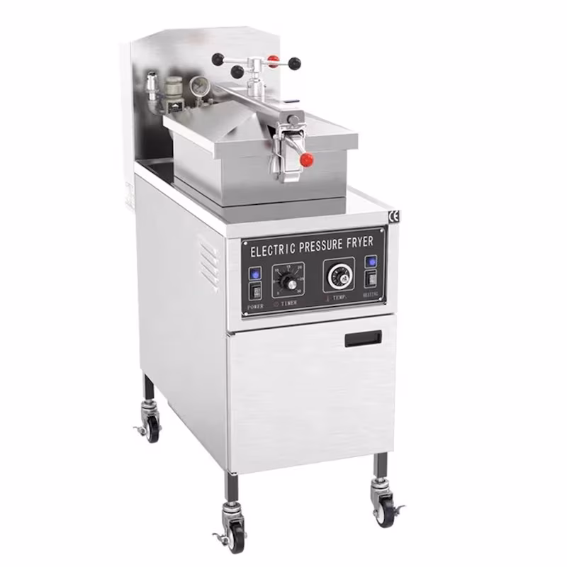 Electric high-pressure fryer - Manual - 24 liters / 13.5 kW - Professional fryer - Commercial fryer