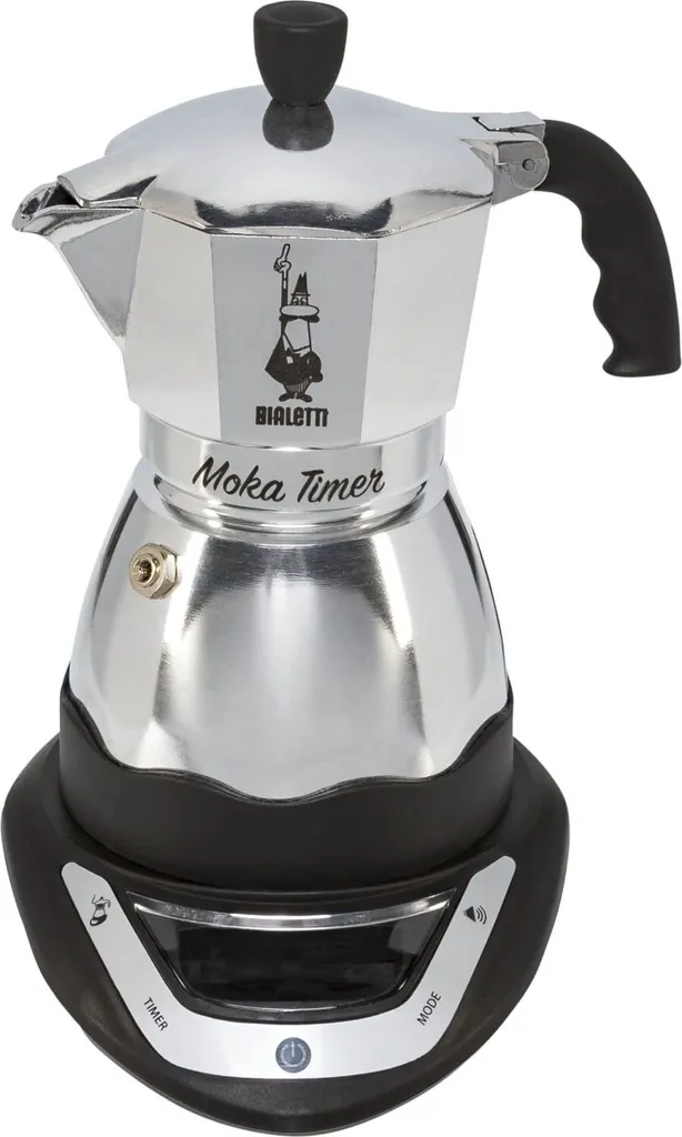 Bialetti Electric Moka pot for 3 cups with timer + cable