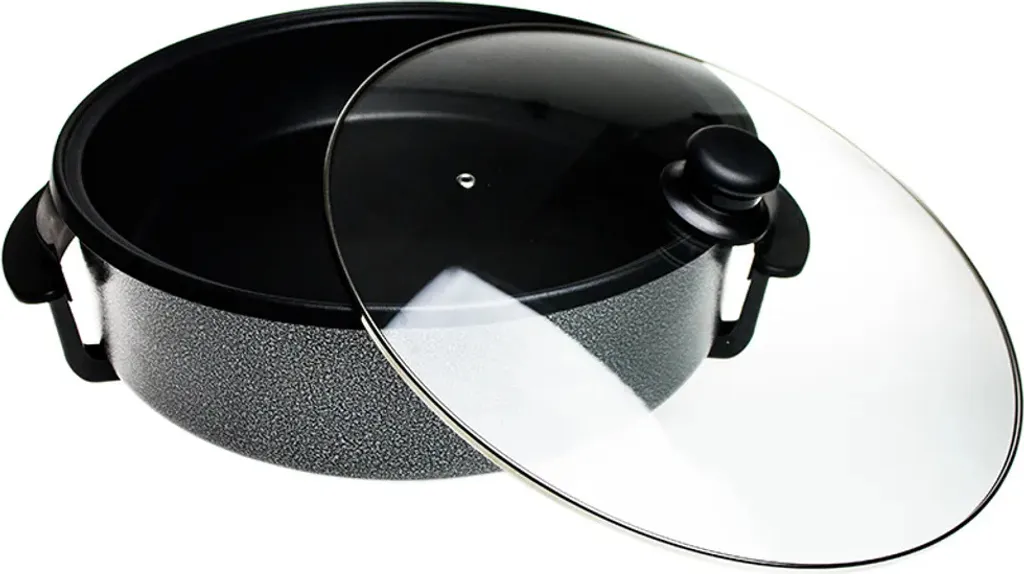 ito electronics Electric frying pan, pizza pan, frying pan, party pan, electric pan Ø 40 x height 9 cm