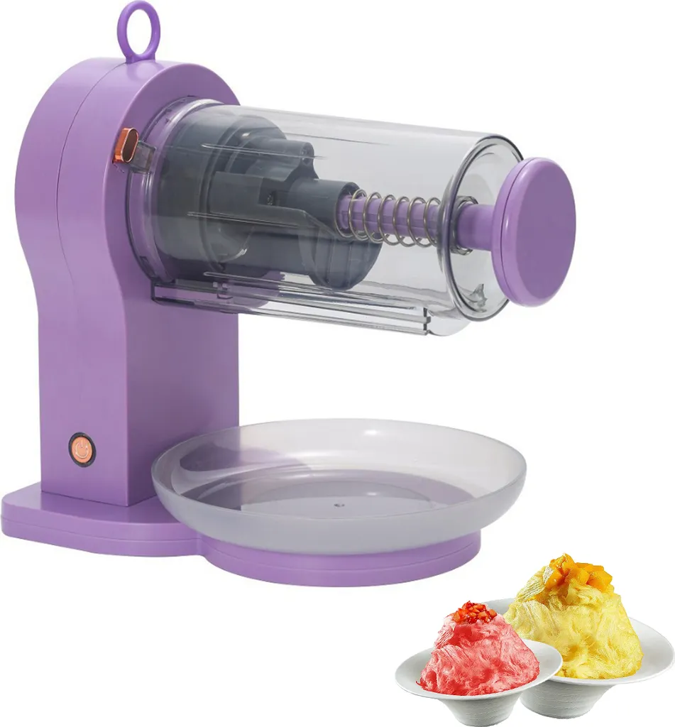 Welikera Electric Snowflake Ice Cream Maker, Mini Household Ice Crusher