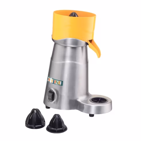 Electric citrus press, structure made of satin-finished aluminum alloy, speed 1800 rpm