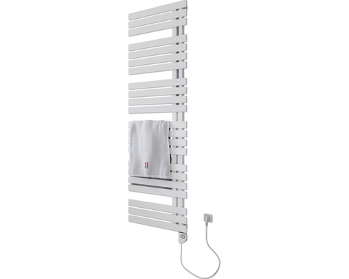 Electric towel warmer SCHULTE Breda heating rod right 50 x 169 cm 900 W with heating rod 3 adjustable white