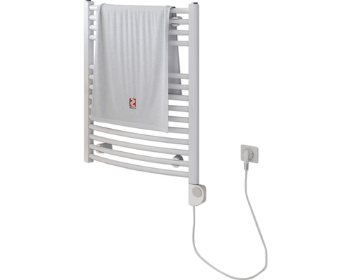 Electric towel warmer SCHULTE Europe heating rod right 50 x 69.5 cm 300 W with heating rod 3 adjustable white