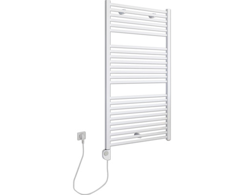 Electric towel warmer SCHULTE Turbo heating rod left 60 x 113.5 cm 300 W with heating rod 3 adjustable white