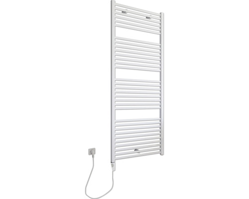 Electric towel warmer SCHULTE Turbo heating rod left 60 x 153.5 cm 600 W with heating rod 3 adjustable white