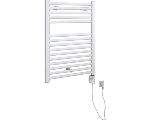 Electric towel warmer SCHULTE Turbo heating rod right 50 x 69.5 cm 300 W with heating rod 3 adjustable white