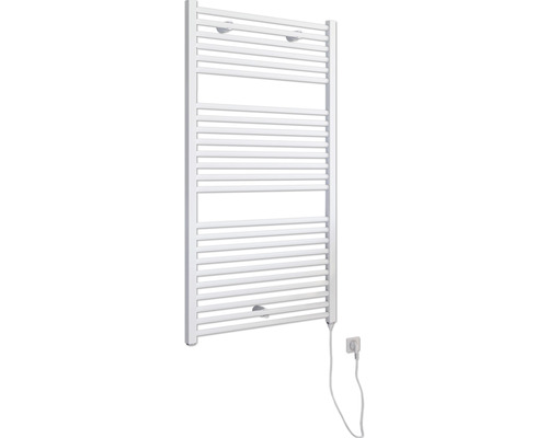 Electric towel warmer SCHULTE Turbo heating rod right 60 x 113.5 cm 300 W with Schuko plug white