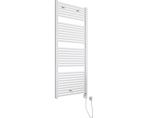 Electric towel warmer SCHULTE Turbo heating element right 60 x 153.5 cm 600 W with heating element 3 adjustable white