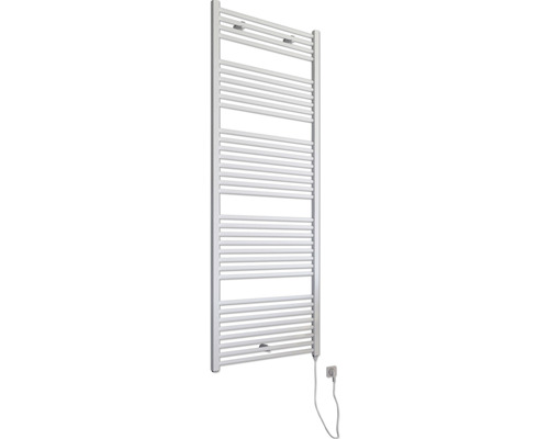 Electric towel warmer SCHULTE Turbo heating element right 60 x 169.5 cm 900 W with Schuko plug white