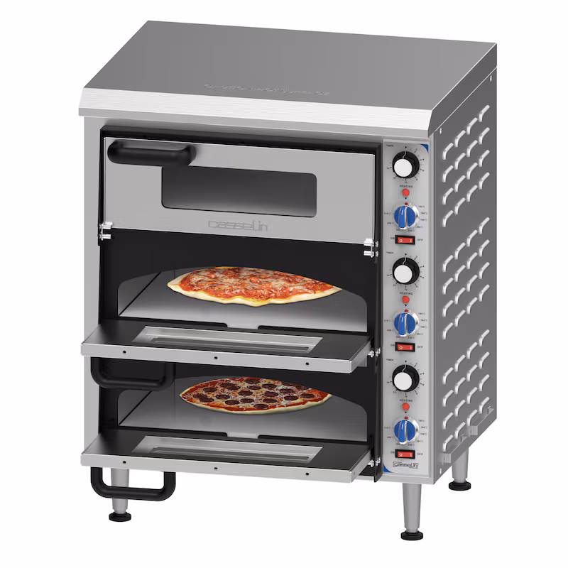 Electric pizza oven 3 chambers 35 cm CFRPE335 Casselin