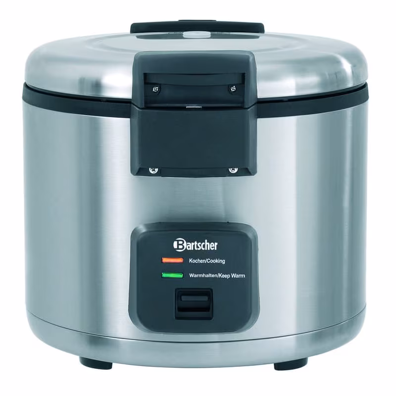 Electric rice cooker 8l with Bartscher accessories.
