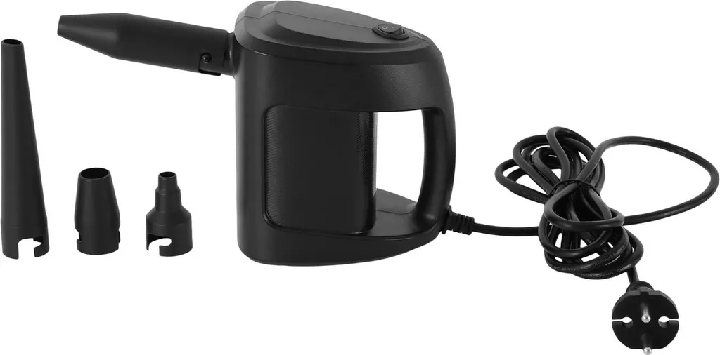 StarTech Electric dust blower - handheld device with cable, compressed air dust blower - 220–240 V - EU plug - 4 nozzles - For PC, electronics & household - Black
