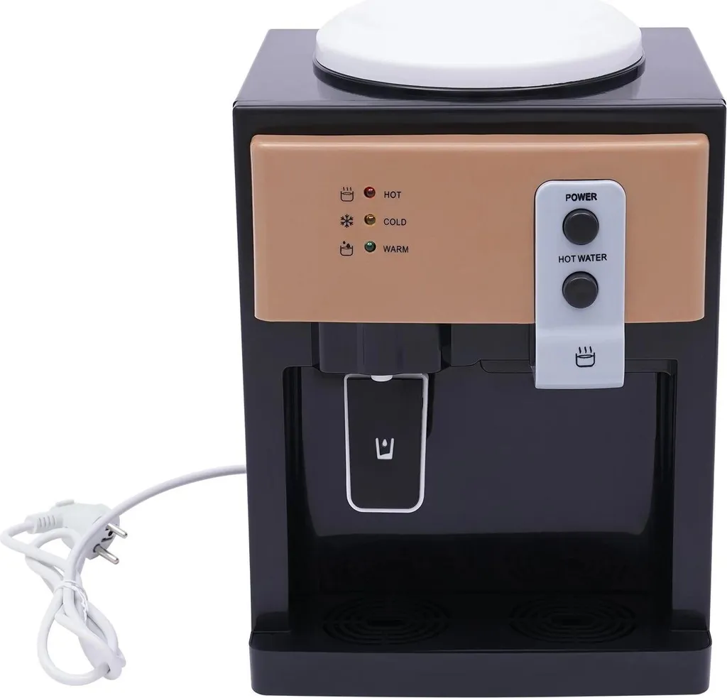 StarTech Electric water dispenser - countertop unit - hot & cold water - stainless steel inner tank - 220V 50Hz - 550W/75W - 36×24×27 cm - black