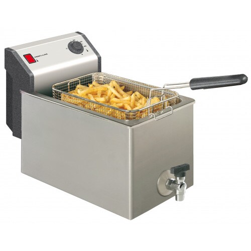 Neumärker electric deep fryer: with grease drain