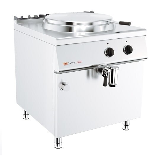 Electric cooking kettle 60L indirect heating + including base - 9.4 kW