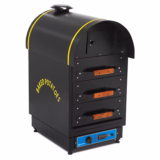 Trento Electric Kumpir potato oven - digital - 4.5 kW - with 3 drawers