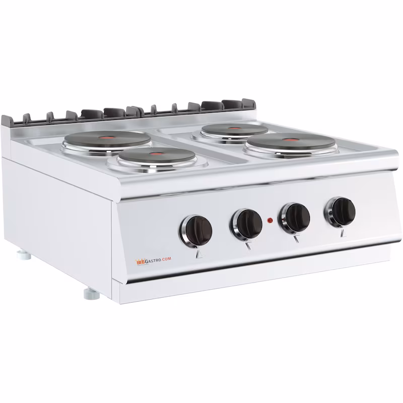 Electric stove - 4 burners - 7.7 kW