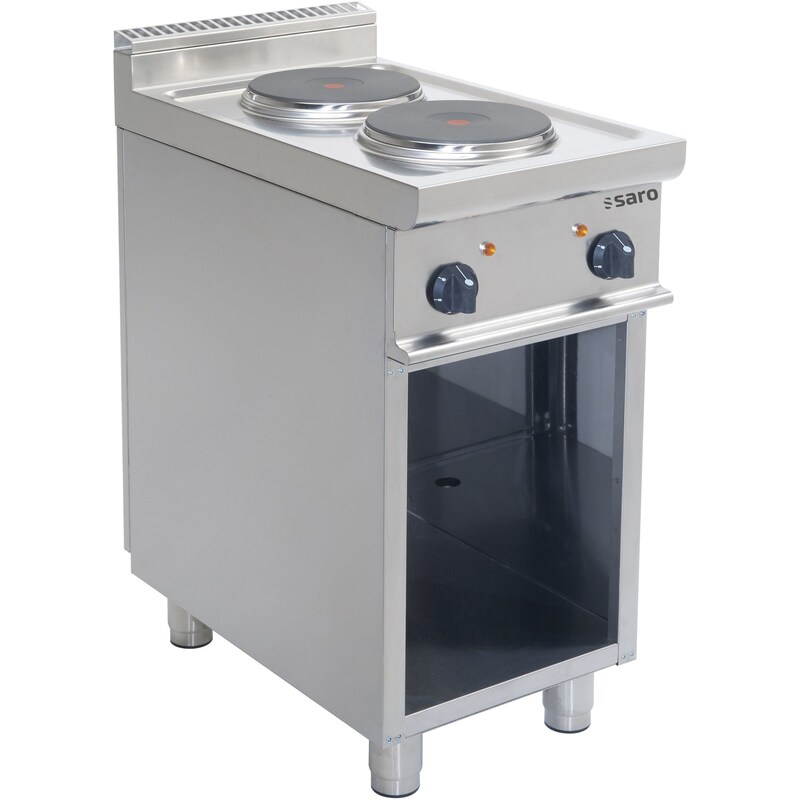 Electric stove with open base, model E7/Cuet2Ba
