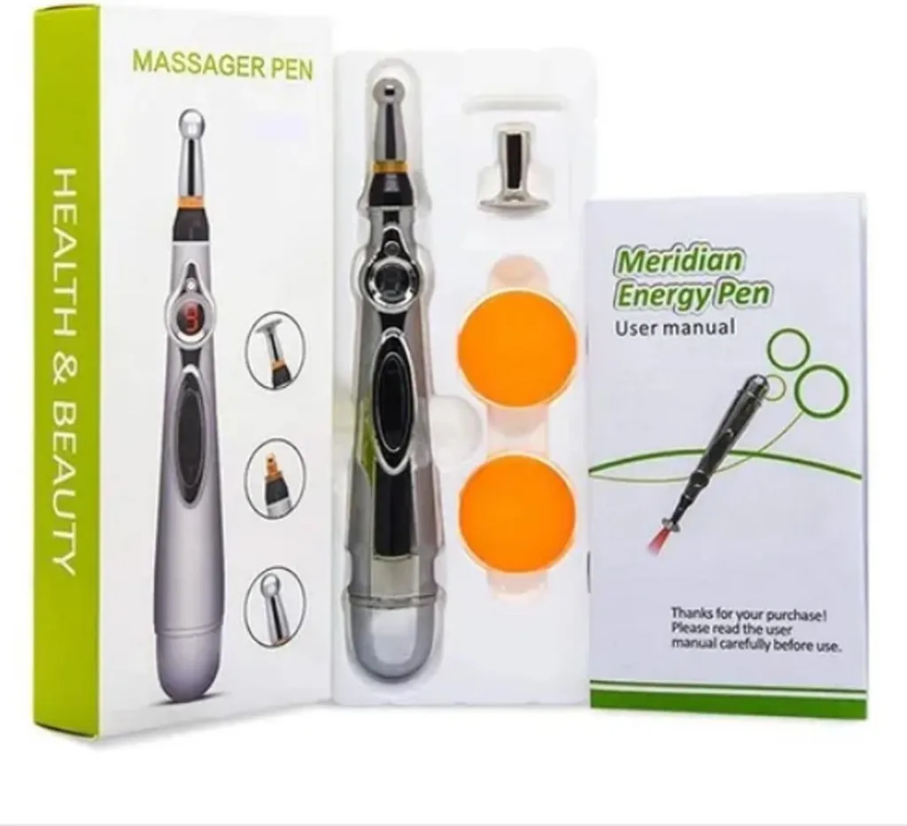 Mmgoqqt Electronic acupuncture pen, electrical meridians, therapy, healing, massage pen, meridian energy pen, pain relief tools