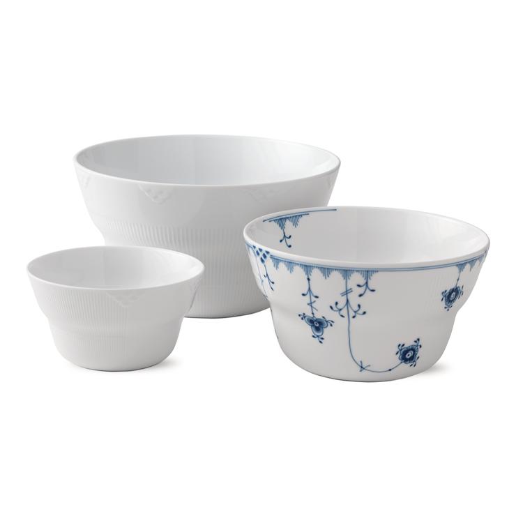 Royal Copenhagen Elements Mix Bowls 3-Pack