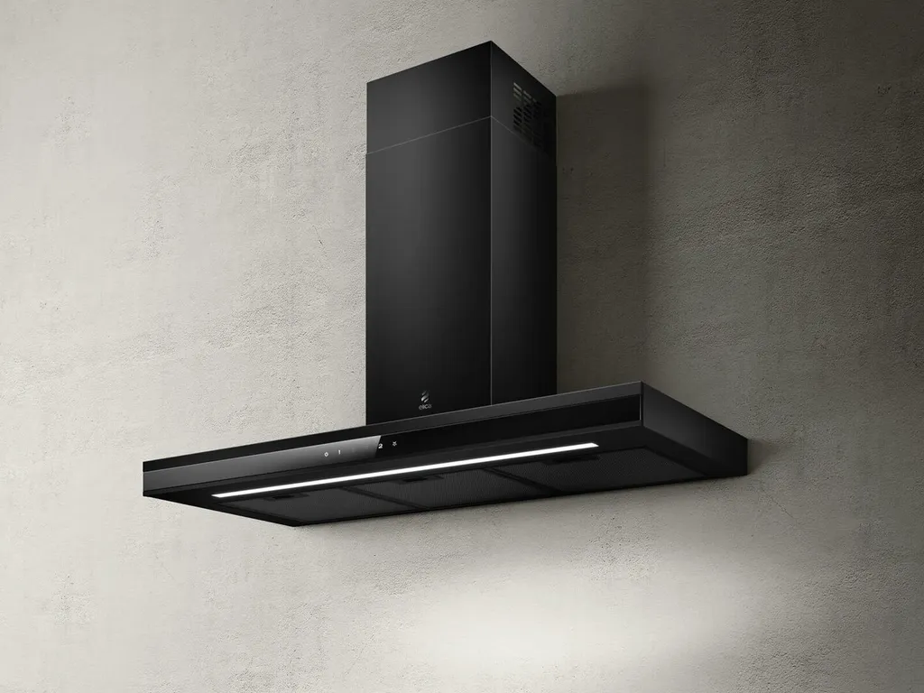 Elica Adéle PRF0182410 Wall-mounted extractor hood 90 cm Black Matt