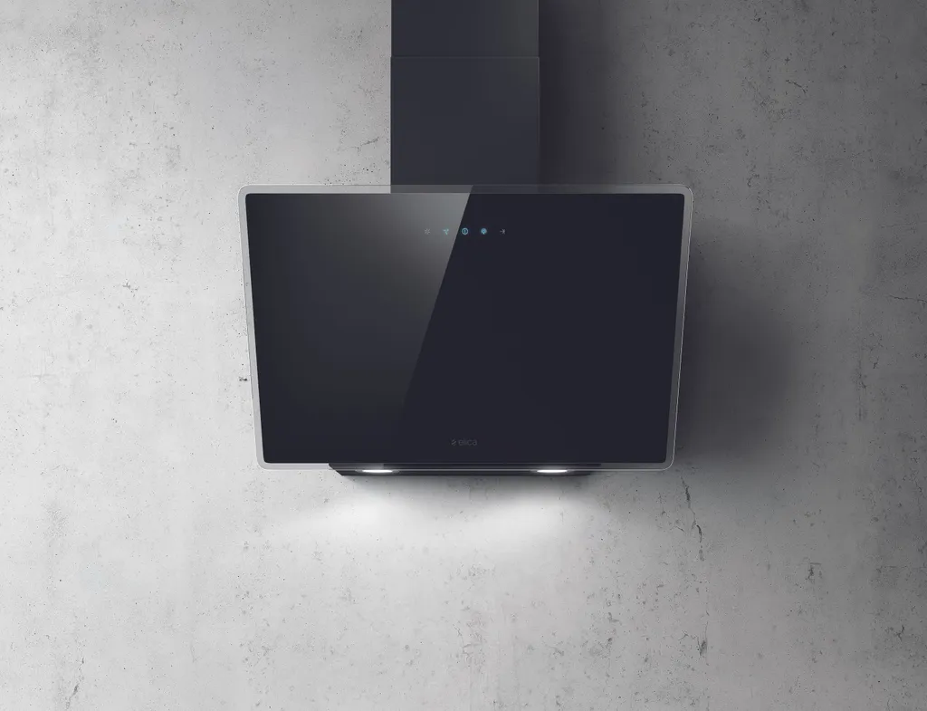 Elica wall-mounted extractor hood Shire BL/A/90 PRF0119829A black