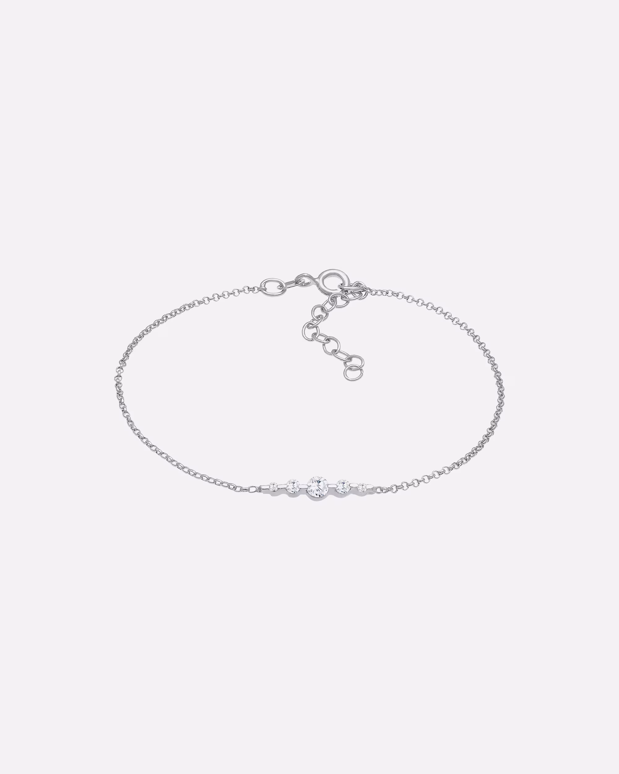 Elli Bracelet Classic Sparkling Zirconia Crystals 925 Silver