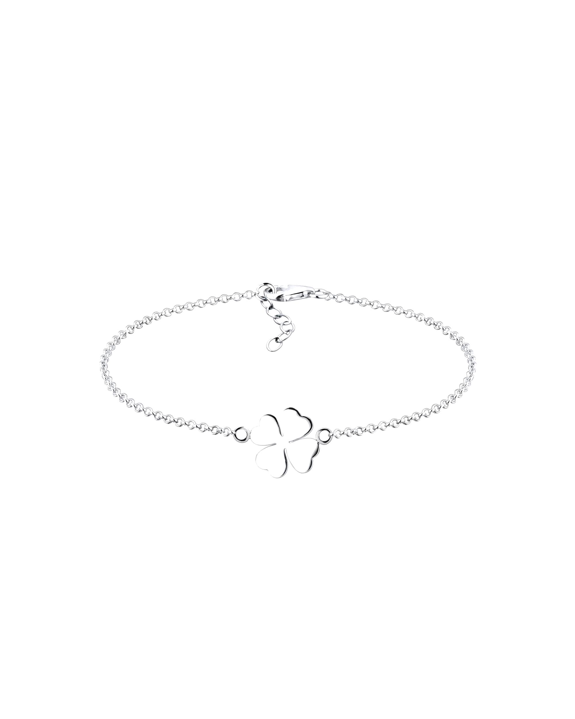 Elli bracelet clover leaf lucky charm symbol 925 sterling silver