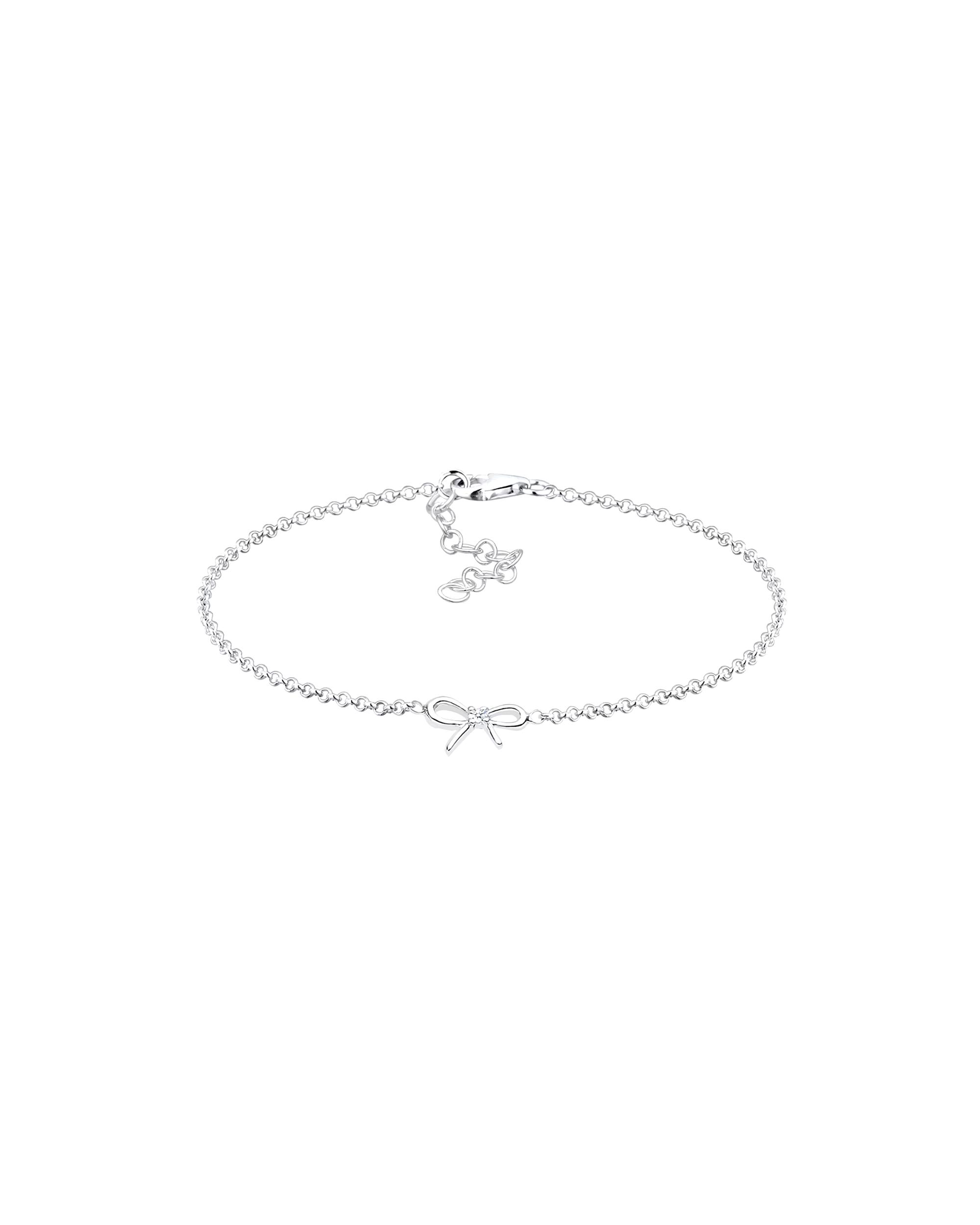 Elli DIAMONDS bracelet 925 sterling silver bow diamond gift idea