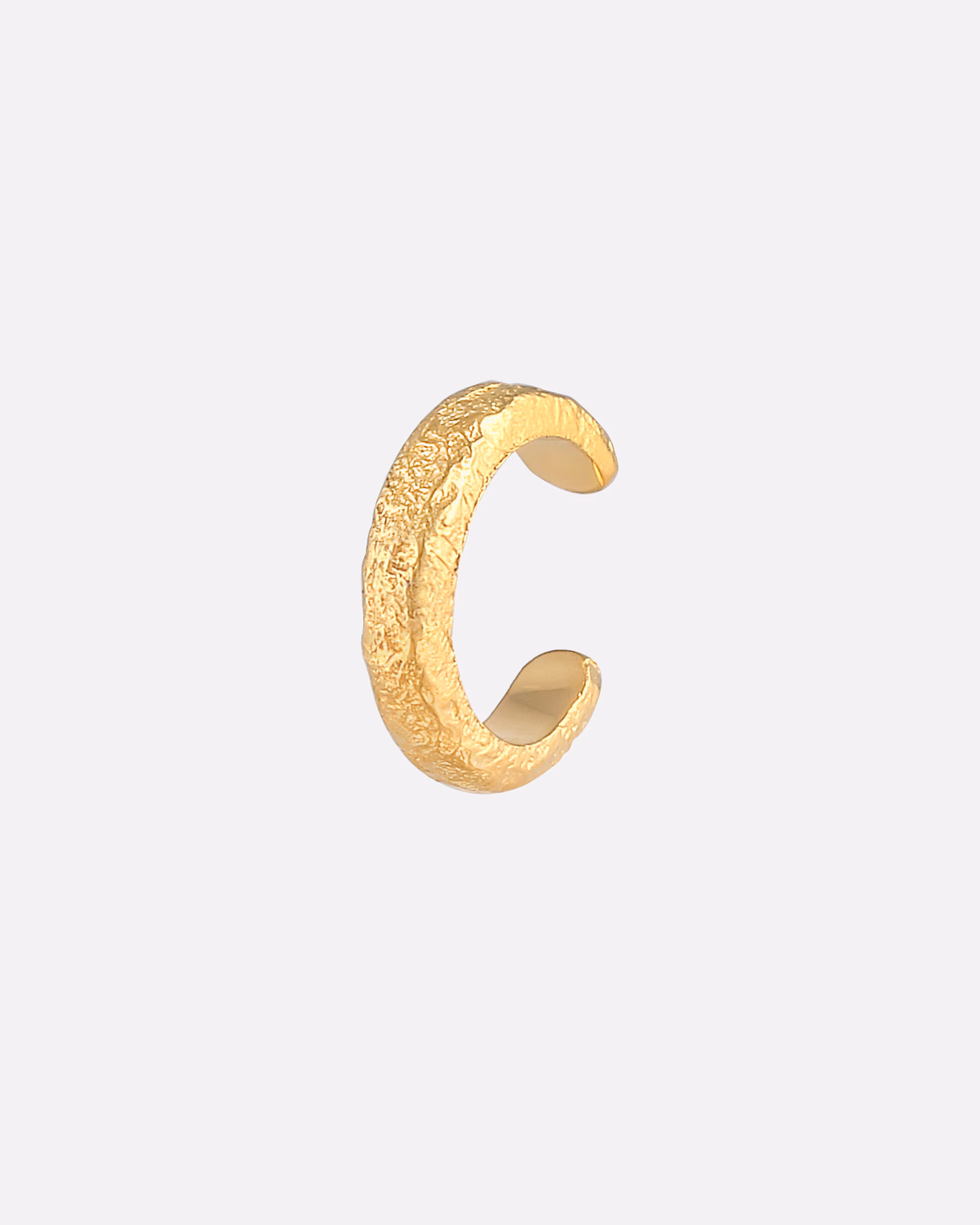 Elli Ear Cuff Single Earcuff Organic ear cuff 925 silver