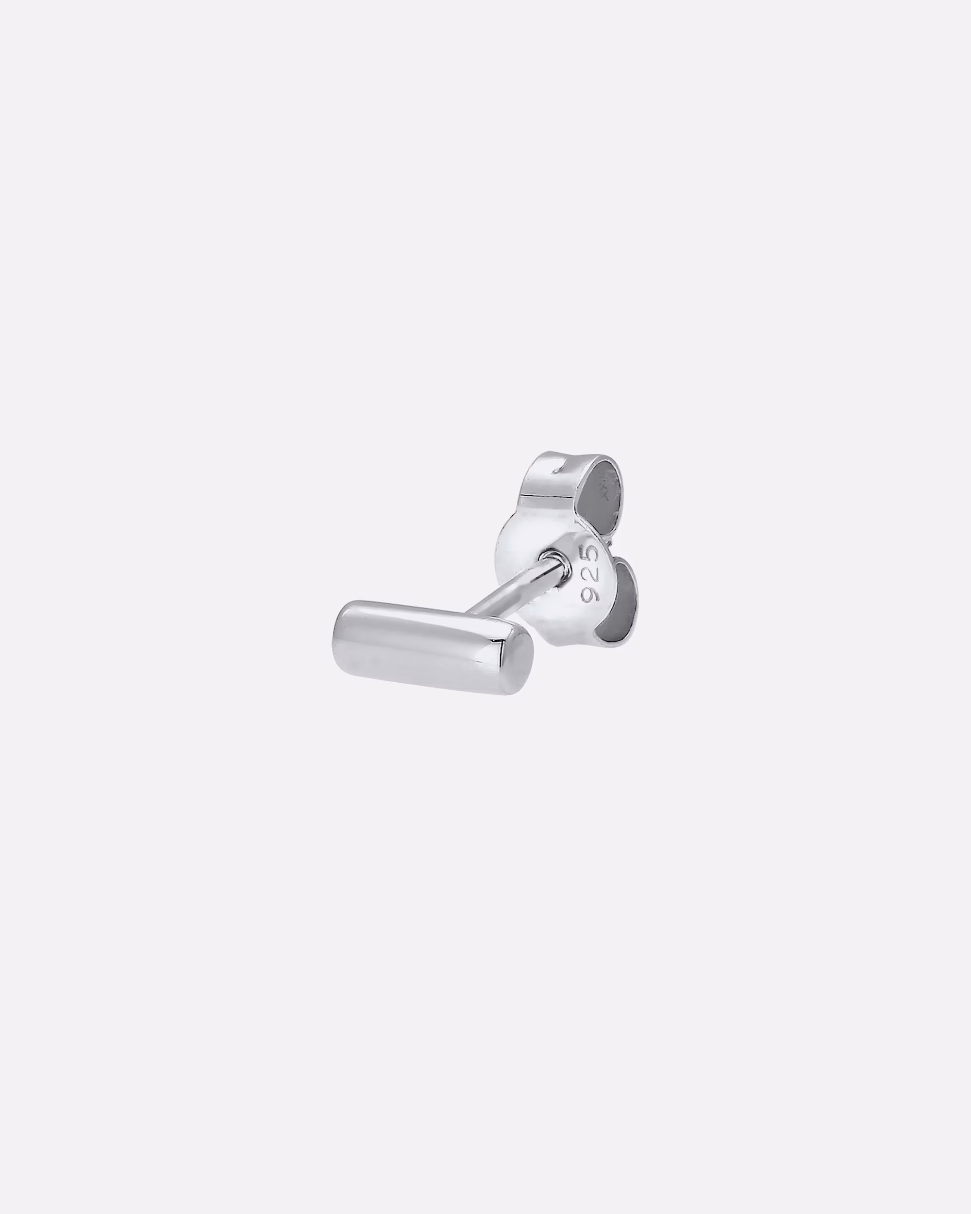 Elli Ear Cuff Single Ear Stud Bar Geo 925 Silver
