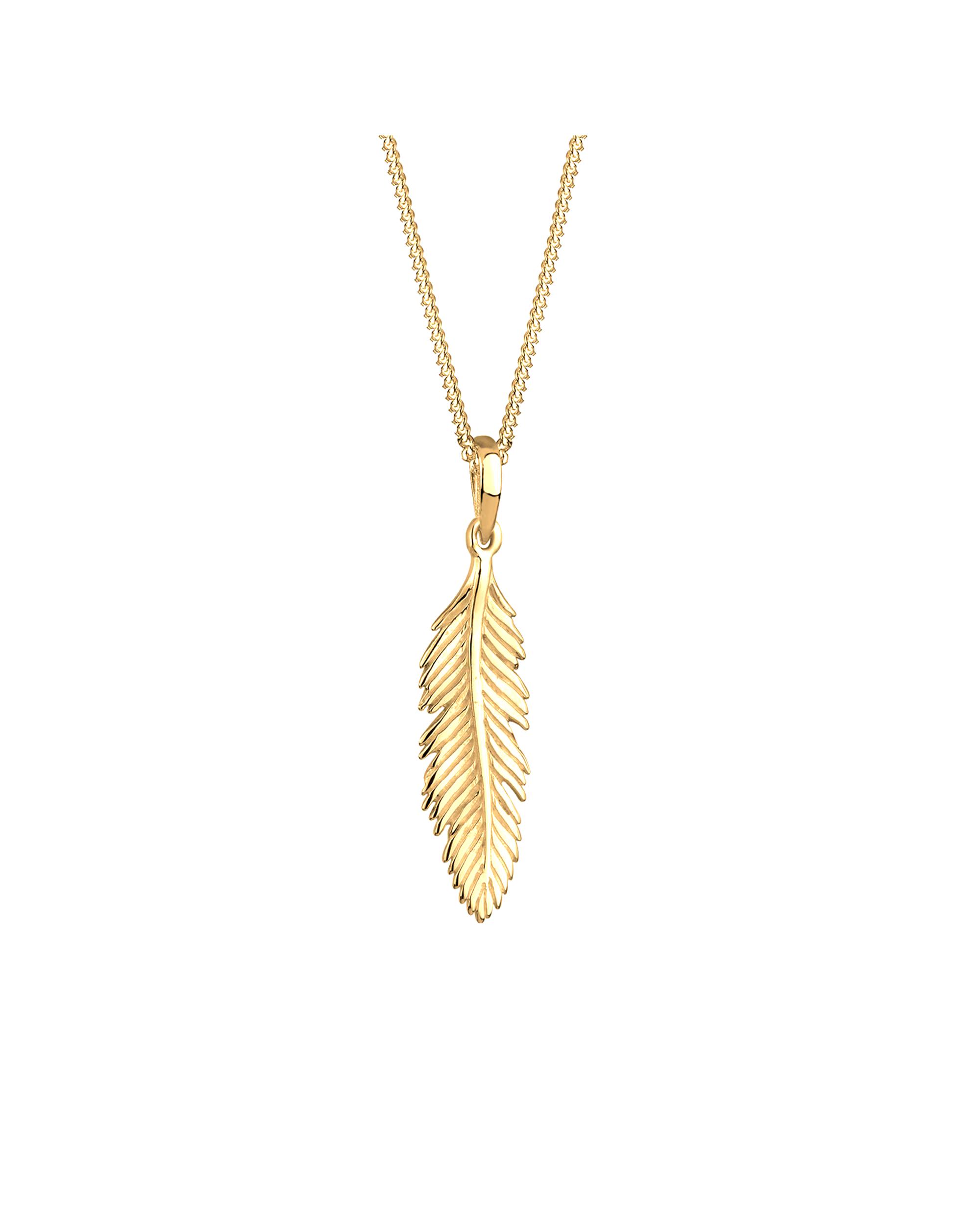 Elli Necklace Elli Necklace Feather Boho Festival 925 Silver
