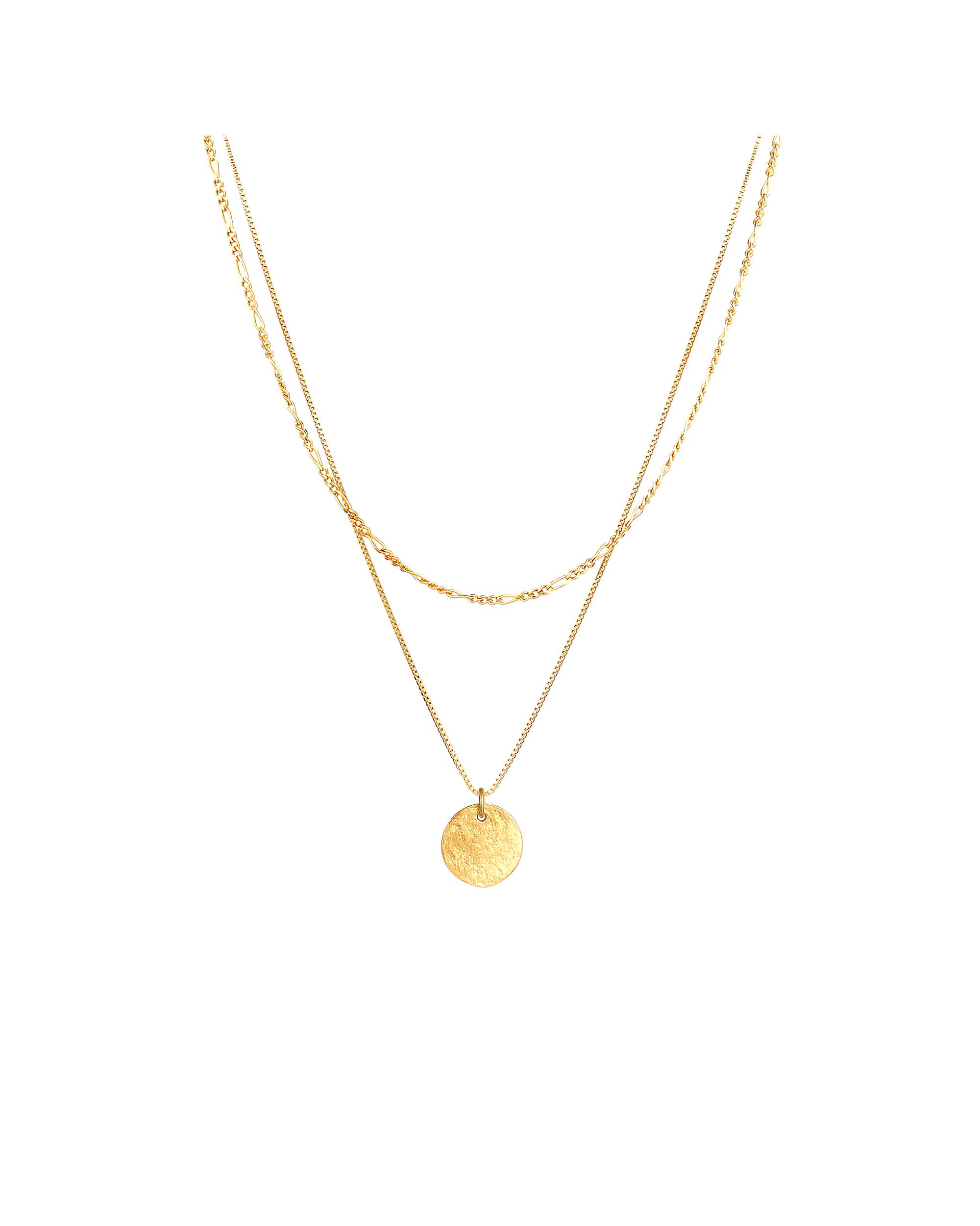 Elli Necklace Elli Necklace Layer Plate Figaro Boho 2-layer 925 Silver