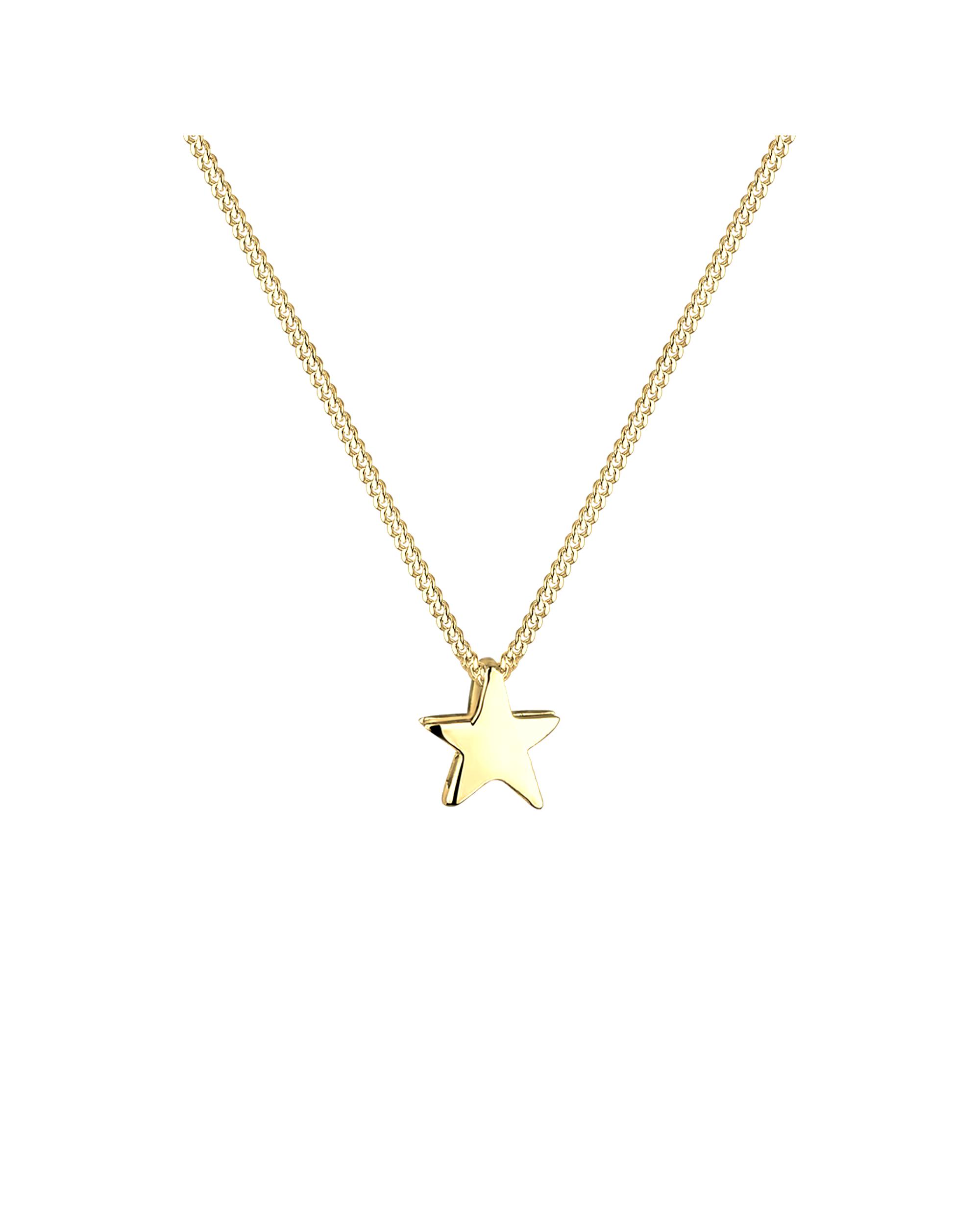 Elli Necklace Star Filigree Astro Basic 925 Sterling Silver