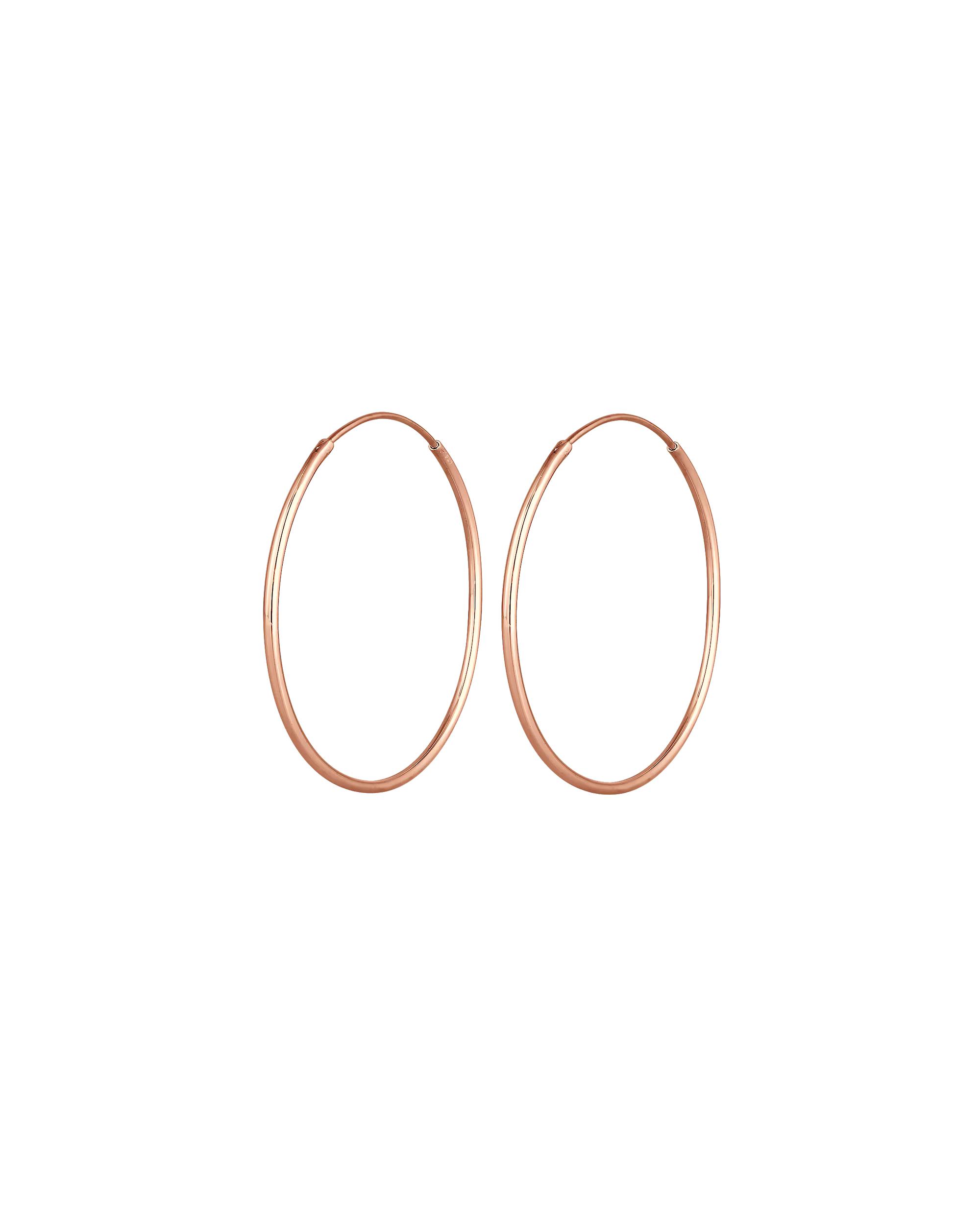 Elli earring basic hoop earrings classic 925 silver