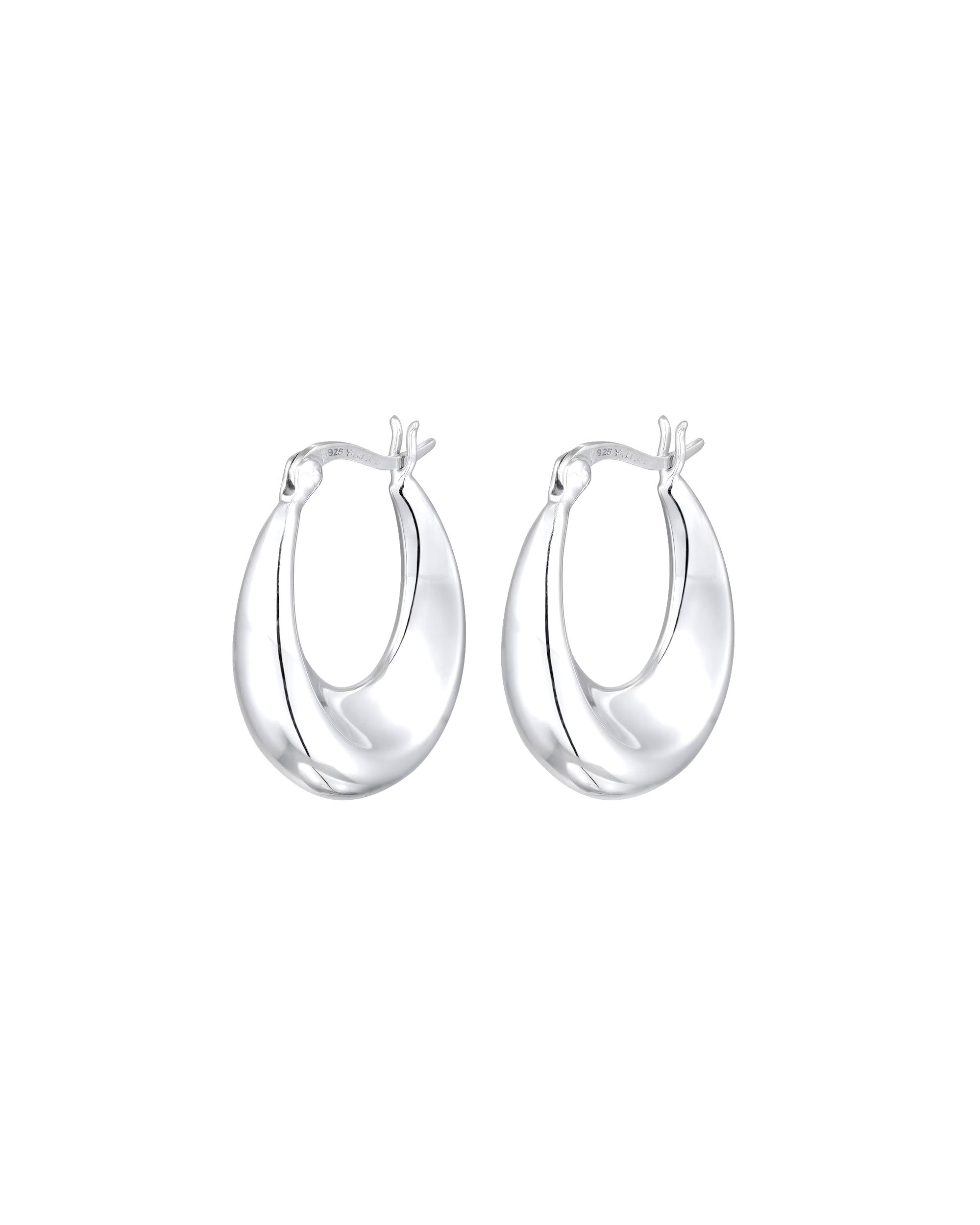 Elli earring hoop earrings elegant classic 925 silver