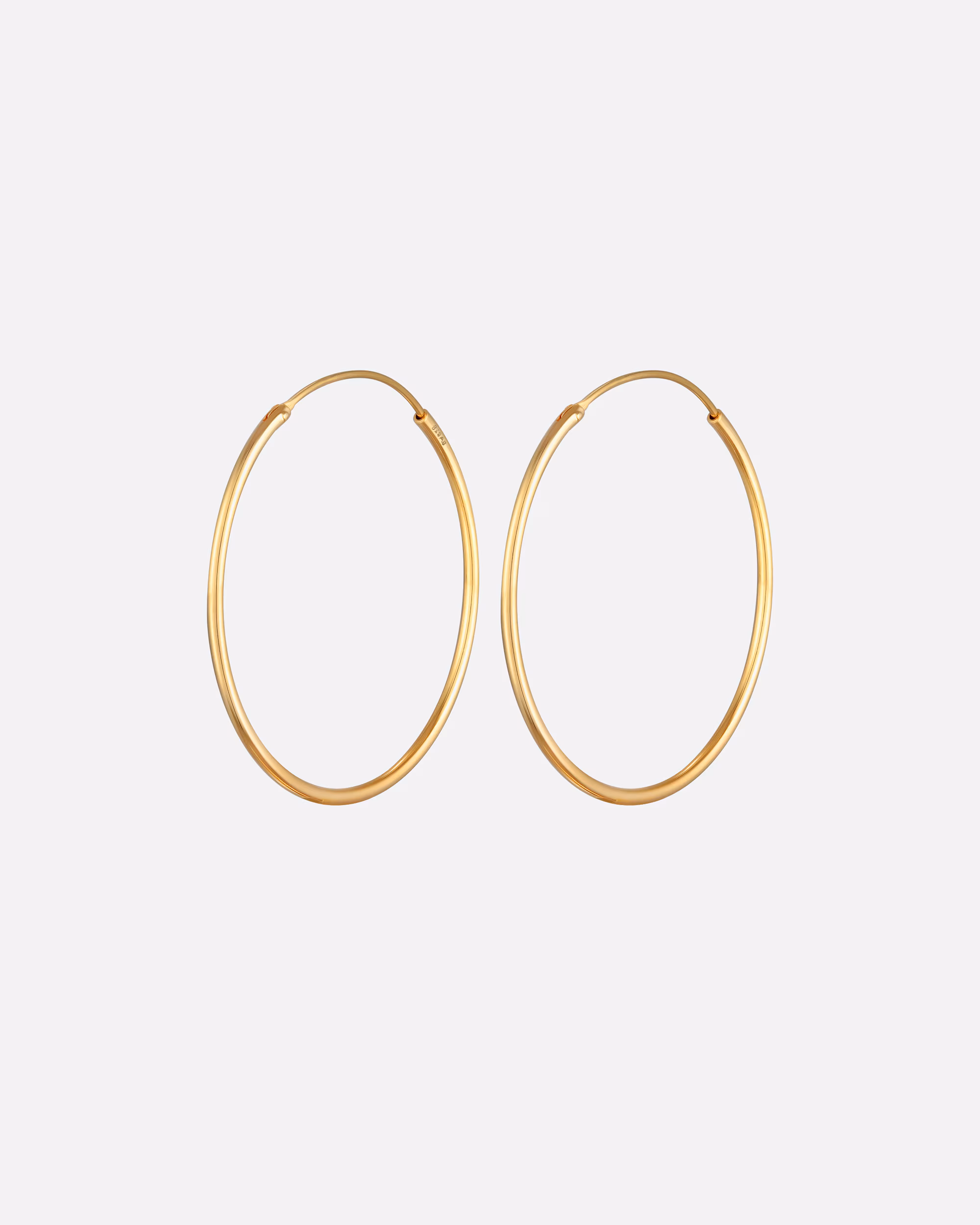 Elli earring hoop earrings round basic classic 925 silver