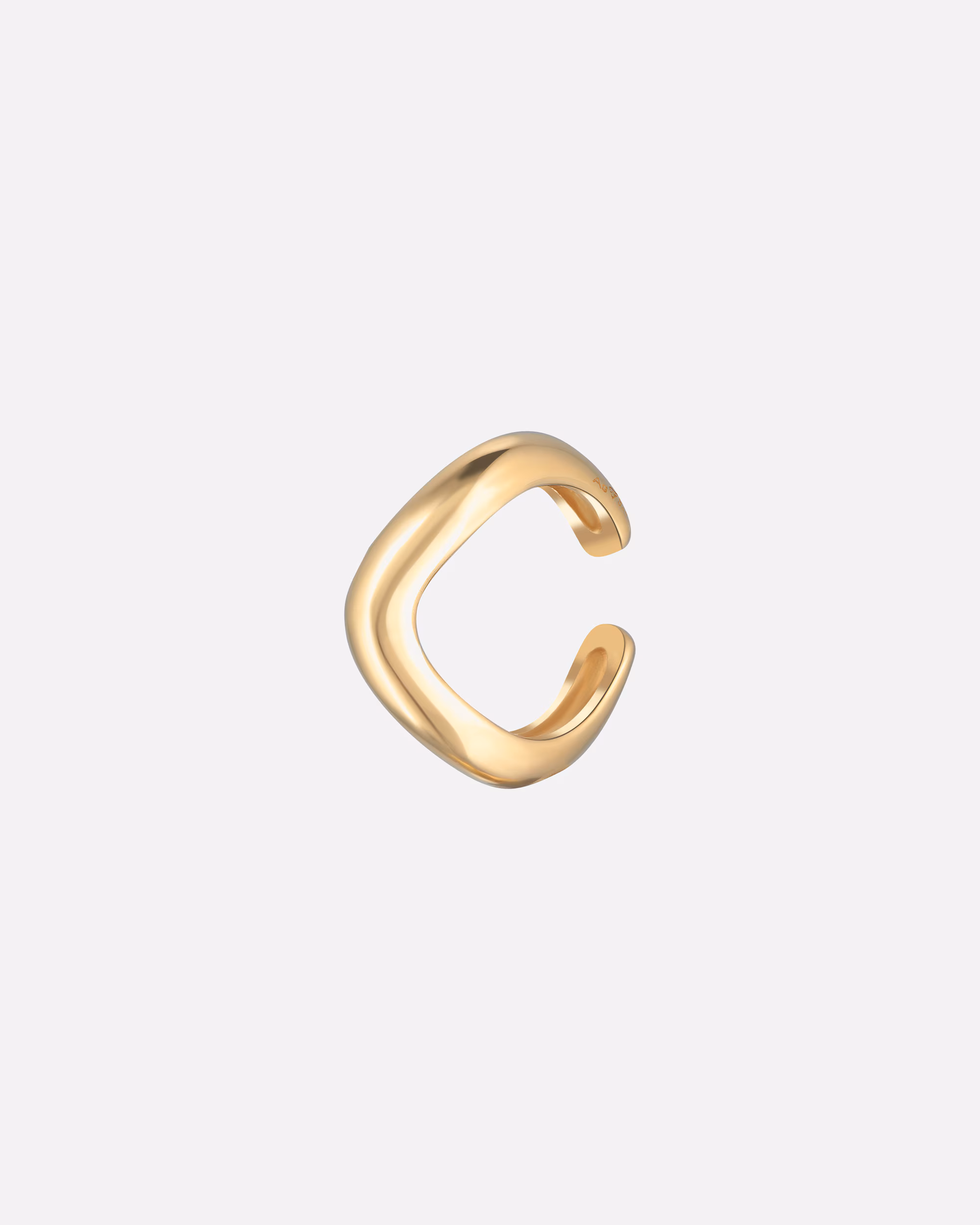 Elli Earring Earcuff Single Ear Cuff Wave Design 925 Silver